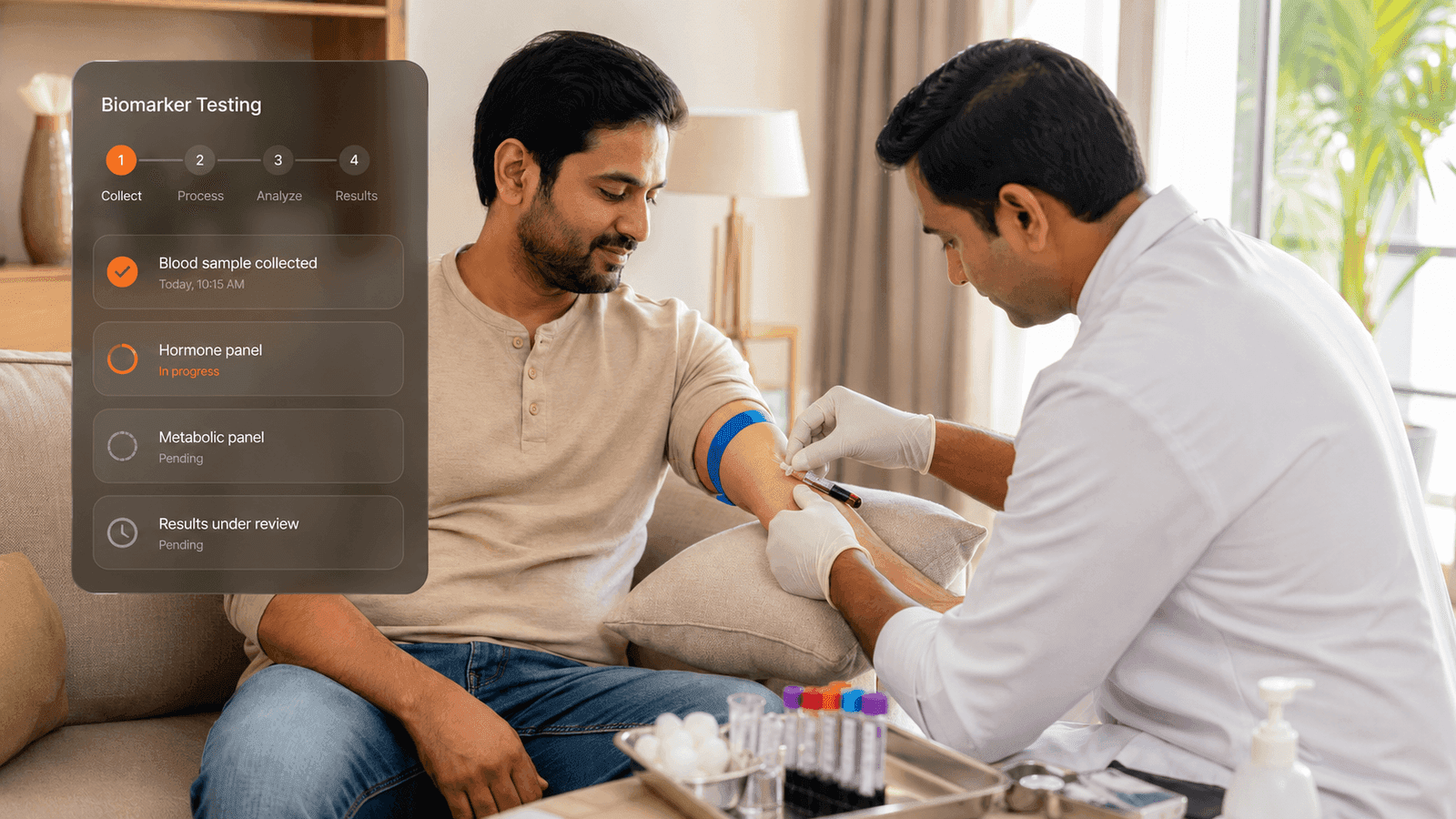 Medical screening + diagnostic labs